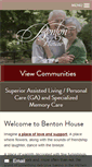 Mobile Screenshot of bentonhouse.com